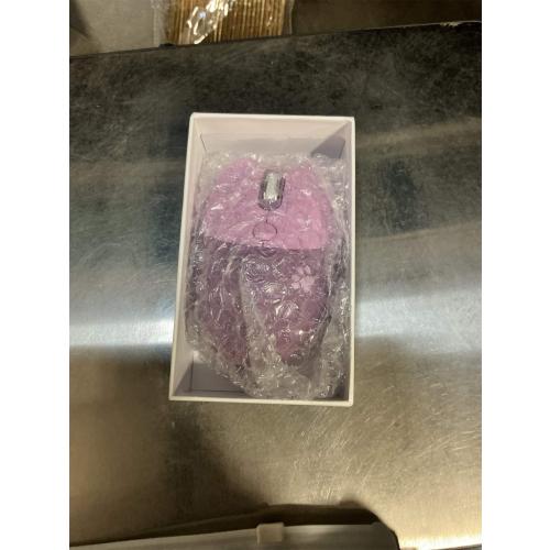 Cute Cat Wireless Mouse, 2.4GHz Wireless Silent Mouse, USB Receiver Plug and Play, 3 Adjustable DPI, Compatible with Notebook, PC, Laptop, Computer- Purple Colorful