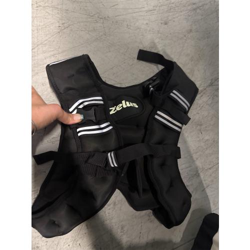 ZELUS Weighted Vest, 6lb/8lb/12lb/16lb/20lb/25lb/30lb Weight Vest with Reflective Stripe for Workout, Strength Training, Running, Fitness, Muscle Building, Weight Loss, Weightlifting