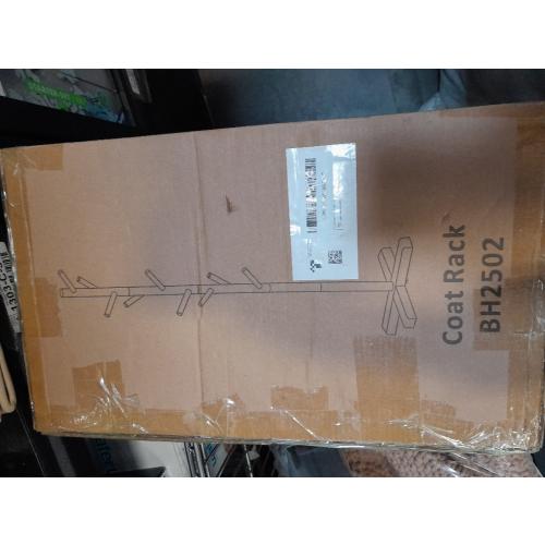 Coat Rack, Freestanding Coat Rack with 8 Hooks and 3 Adjustable Size Tree Coat