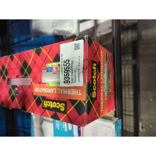 Scotch Thermal Laminator with 2 Starter Pouches 8.5 x 11