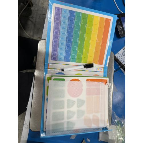 D-FantiX Magnetic Fraction Educational Puzzle, Magnetic Fraction Tiles & Fraction Circles Set, Math Manipulatives for Elementary School, Montessori Fraction Manipulatives Learning Toys for Kids