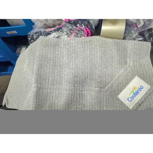 Coolaroo Original Elevated Dog Bed - Breathable Off-The-Ground Pet Bed with Cooling Fabric, Joint Relief & Moisture-Resistant Fabric, 100% Recyclable, Easy Clean, Grey, Medium