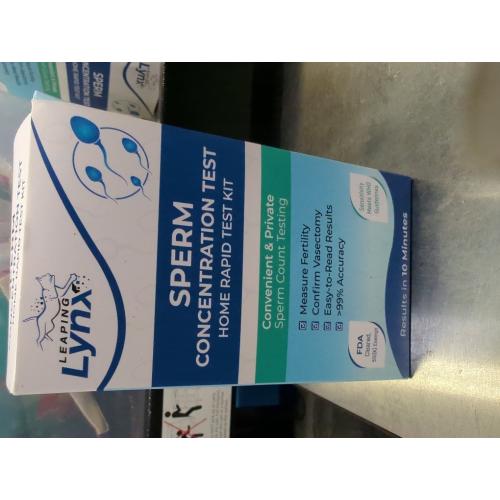 Sperm concentration test