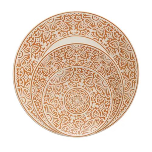 Havana Adobo 12 Pc Dinnerware Set Orange