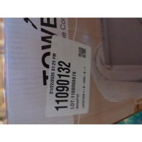 SAMEAT Heated Towel Warmers for Bathroom - Large Towel Warmer Bucket, Wood Handle, Auto Shut Off, Fits Up to Two 40X70 Oversized Towels, White