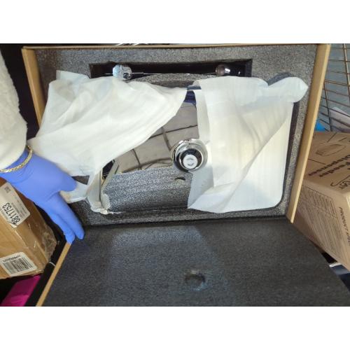 High Pressure Rain Shower Head with Handheld Spray Combo Set, Adjustable 12 Rainfall Dual Shower Head, Double&Tandem Shower Head, Waterfall Showerhead Bathroom -Silver Chrome