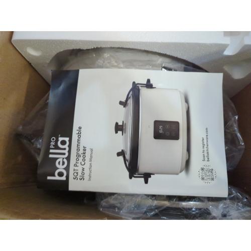 Oatmilk Programmable 5-qt. Slow Cooker - Oatmilk by bella PRO