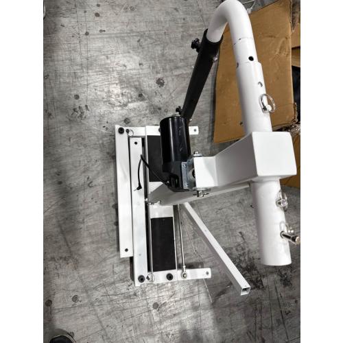 Foldable Patient Lift Transfer Chair, Adjustable Height & Base Width, Portable Mobility Aid for Elderly, Bed to Wheelchair/Sofa/Toilet/Car Transfers (electric Patient Lift Transfer Chair - missing parts, see the pictures)