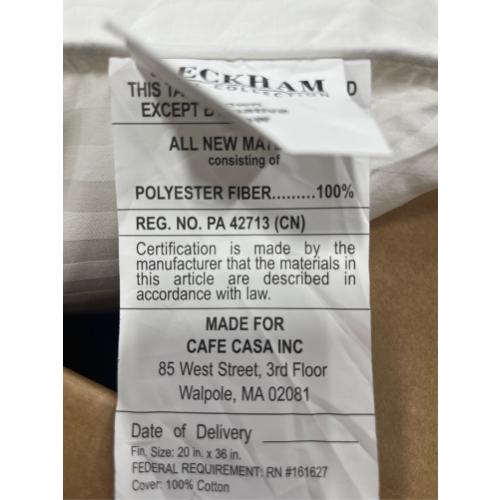 Beckham Hotel Collection Bed Pillows King Size Set of 2 - Down Alternative Bedding Gel Cooling Big Pillow for Back, Stomach or Side Sleepers