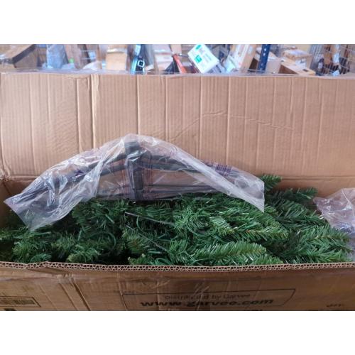 6ft Artificial Christmas Tree Premium Pine Xmas Tree with 1000 Branch Tip, 1 Minute Christmas Tree Unlit Realistic Holiday Party Decor for Home Office, Foldable Stand, Easy Assembly