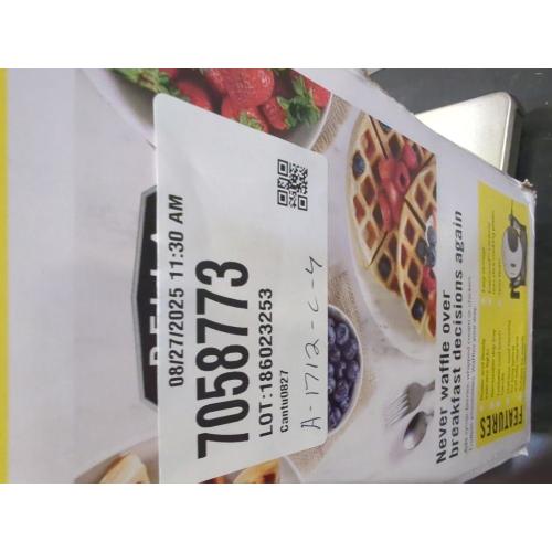 Bella - Nonstick Rotating Belgian Waffle Maker - Stainless Steel