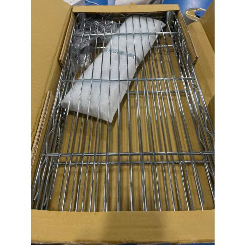 Shelving Inc. 12 d x 24 w Chrome Wire Shelving with 2 Tier Shelves, Weight Capacity 800lbs Per Shelf