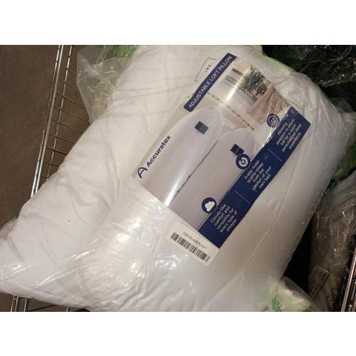 ACCURATEX Pillows  Set of 2, Hybrid Shredded Memory Foam Pillow[Adjustable Loft], Fluffy Down Alternative Fill Removable Cotton Cover, Firm Supportive Pillow for Side Back Sleepers