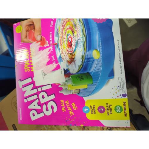 Dan&Darci Paint Spin Art Machine Kit for Kids - Arts & Crafts for Boys, Girls - Art Craft Set Easter Gift for 6-9 Year Old Boy, Girl - Painting Spinner Toys - Birthday Gift Ideas for Ages 6-12 Year