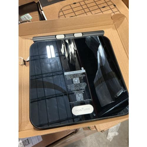 Posture Scale for Body Weight and Fat, Digital Bathroom Scale BMI Weighing Bluetooth Body Fat Scale, 8 Electrode Smart Body Fat Scale, Full Body Composition Analyzer with Voice Prompt