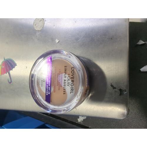 COVERGIRL   Olay Simply Ageless Wrinkle Defying Foundation Compact - 245 Warm Beige - 0.4oz