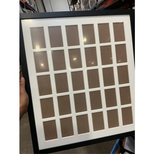Black Multi Picture Frame Collage Wall Decor For Fujifilm Instax Mini Film - 30 Openings Large Photo Collage Frame For Wall - Mini Picture Wall Frame - Not Compatible with Polaroid Film Size