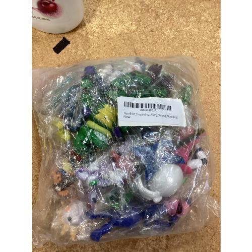 Toysvill 9 PCS Inspired by Five Night Toys, Security Breach Action Figures [Springtrap, Bonnie, Roxanne Wolf, Glamrock Chica, Montgomery Gator, Glamrock Fred, Vanny, Sundrop, Moondrop]