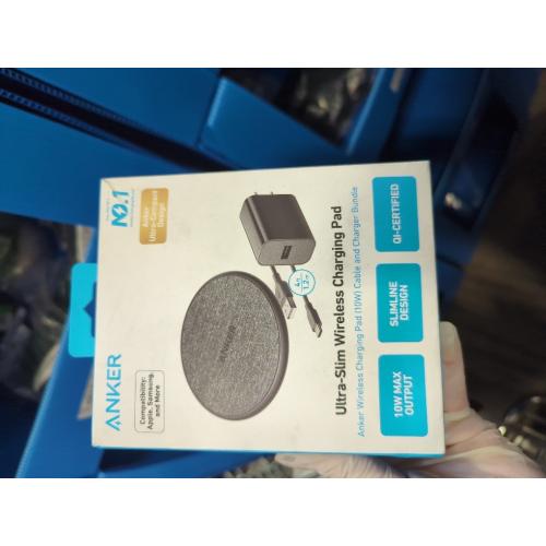 Anker MagSafe Charger Pad, MagGo iPhone 16 Wireless Charging Pad, Qi2 Certified 15W Wireless Charger, Compatible with iPhone 16/16 Plus/16 Pro/16 Pro Max/15/14/13/12 Series (USB-C Adapter Included)