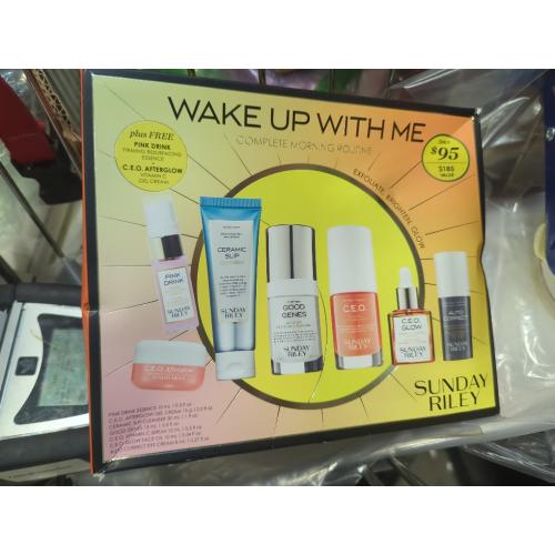 Set of 7 Sunday Riley 7-Pc. Wake Up With Me Complete Morning Routine Skincare Set
