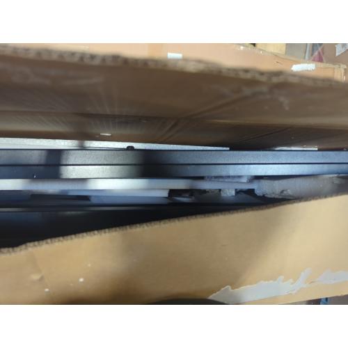 Color Black Fish Tank Stand Up to 75 Gallon, Aquarium Stand with Sliding Barn Doors & Power Outlet, Black Farmhouse Style Stand with Cabinet Storage for Fish Tank, Turtle Tank, Reptile Terrarium,1000LBS Capacity