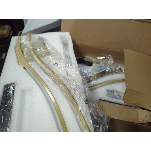 31.5 inch Modern Bathroom Vanity Light Gold Lights Fixtures Dimmable 5CCT Led Bathroom Light Fixture Over Mirror Modern Wall lamp for Cabinet Hallway