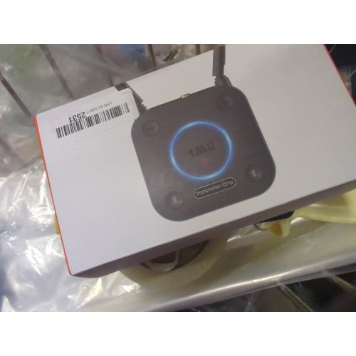 1Mii B06TX Bluetooth 5.2 Transmitter for TV to Wireless Headphone/Speaker, Bluetooth Adapter for TV w/Volume Control, AUX/RCA/Optical/Coaxial Audio Inputs, Plug n Play, aptX Low Latency & HD