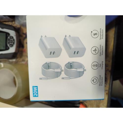 iPhone 17 16 15 Charger Fast Charging Cord, 10FT Long USB C Charging Cable with 20W Type C Charger Block for iPhone 17 Pro Max/17 Pro/17/, 16 15 Pro Max/16 15 Pro/16 15,iPad Pro/Air, Android Phone