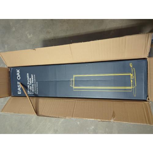 EAST OAK 1500W Patio Heater, Table Side Portable Electric Heater with Double-Sided Heating & 3 Heating Levels, IP65 Waterproof Outdoor Heater with Remote, and Protection from Tip-over & Overheating