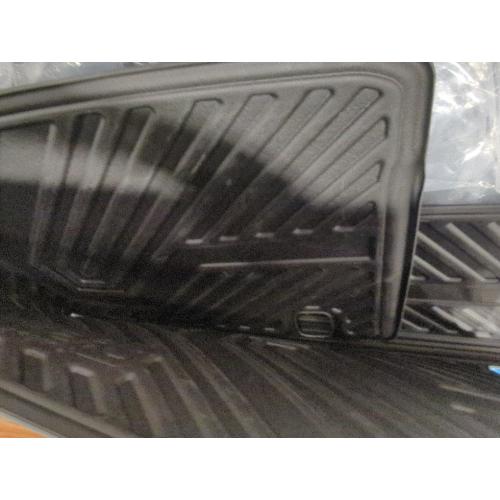 LASFIT Cargo Mat & Backrest Mats for Nissan Armada/Infiniti QX80 2025-2026 7/8 Seats, All Weather TPE Custom Fit Easy Clean Durable No-Curling Trunk Mat for Armada & QX80 2025-2026, Black