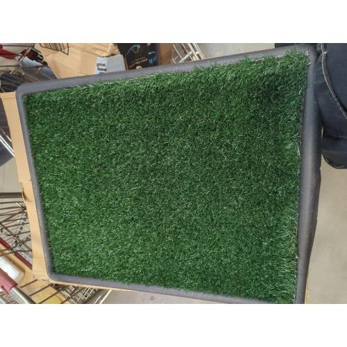 Artificial Grass Puppy Pee Pad for Dogs and Small Pets - 20x25 Reusable 4-Layer Training Potty Pad with Tray - Dog House and Pet Supplies by PETMAKER