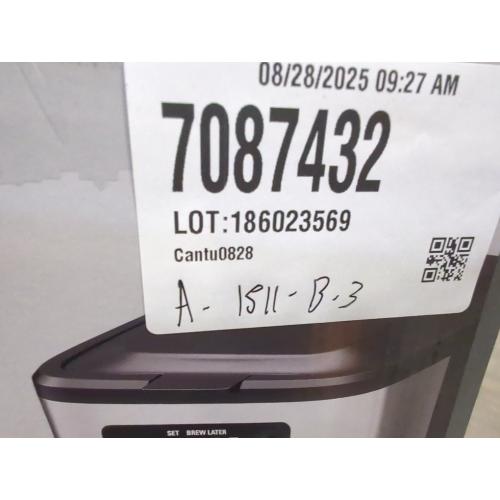 bella PRO - 12-Cup Programmable Coffee Maker - 90194 - Stainless Steel