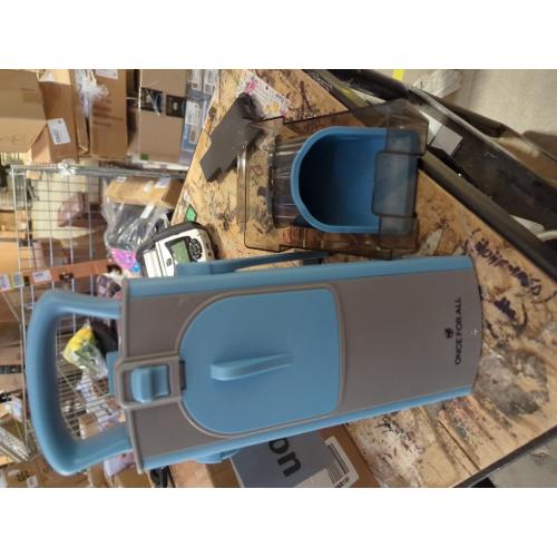 ONCE FOR ALL Upgrade Safe Mandoline Slicer Plus, Biger Size, Adjustable Vegetable Food Chopper Potato Fries Cutter, Detachable Blade, Kitchen Chopping Artifact, Gift (SkyBlue)