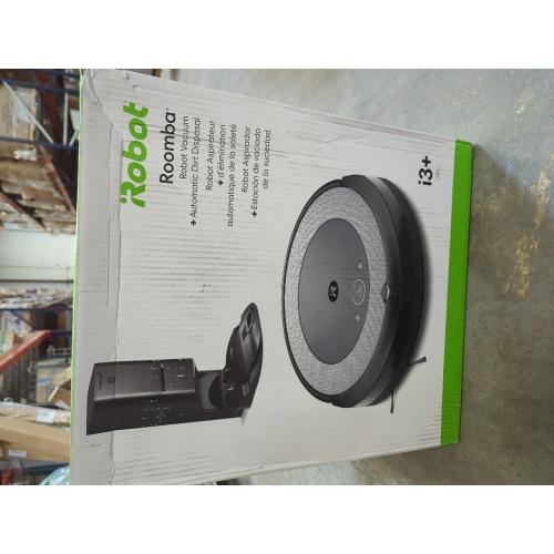 iRobot Roomba i3  EVO (3550) Self-Emptying Robot Vacuum – Now Clean by Room with Smart Mapping, Empties Itself for Up to 60 Days, Works with Alexa, Ideal for Pet Hair, Carpets​, Roomba i3