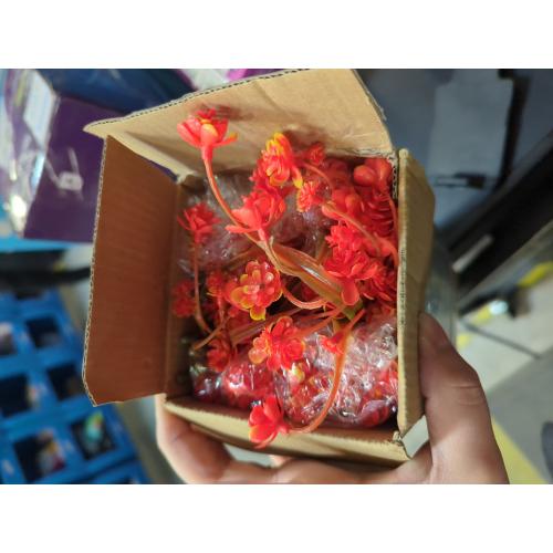 RECUTMS 12 Bundles Artificial Plastic Flowers for Outdoors UV Protected Artificial Fake Flowers Bulk For Fake Plastic Plants Bulk Indoor Outdoor Greenery Used For Party Home Garden Decoration (Autumn)