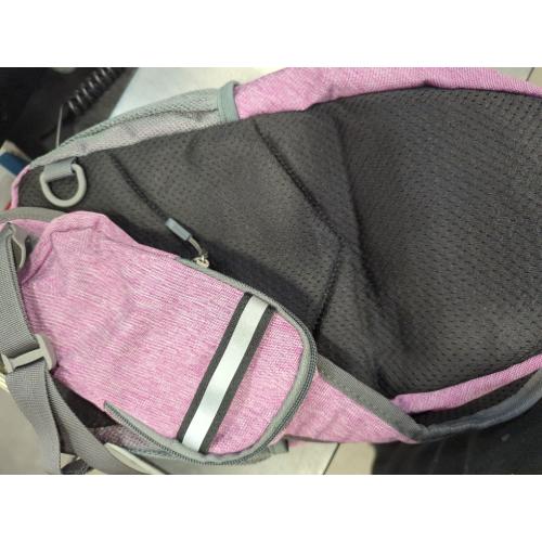 WATERFLY Crossbody Sling Backpack Sling Bag Travel Hiking Chest Bag Daypack (Purple)