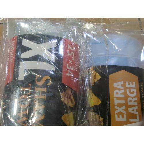 2 pk Size 34x25 Premium XL Shammy Towel for Car - 2pk (34”x25”) - Super Absorbent Chamois Cloth - Spots & Scratch-Free - Reusable Car Drying Towel