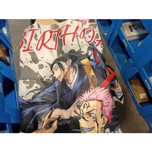 Jujutsu Anime Kaisen Birthday Backdrop,Poster for Jujutsu Anime Kaisen Theme Party Decorations Anime Birthday Supplies Background Studio Shoot Photo Props