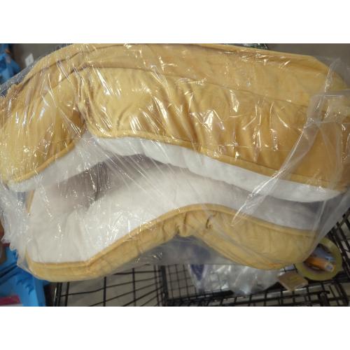 Bedsure Orthopedic Dog Beds for Small Dogs - Washable Small Dog Cat Bed Waterproof, Comfort Pet Couch Sofa with Washable Removable Cover, Pets Bed with Nonskid Bottom, Spicy Mustard, 24