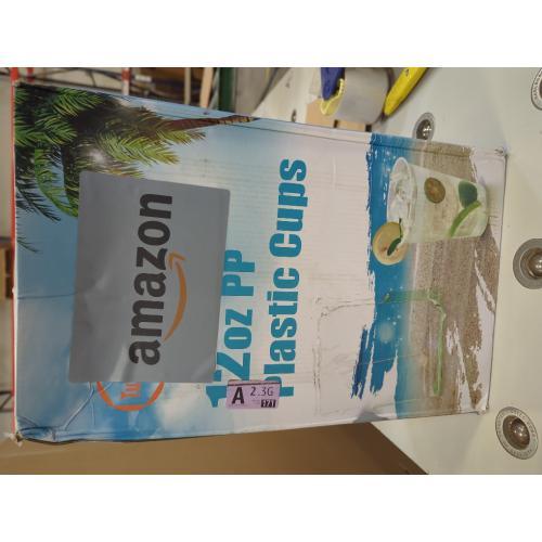 Turbo Bee 480 Pack 12oz Clear Plastic Cups,Disposable Drinking Cups,Hot and Cold Drink Container for Water, Juice, Soda, Milk