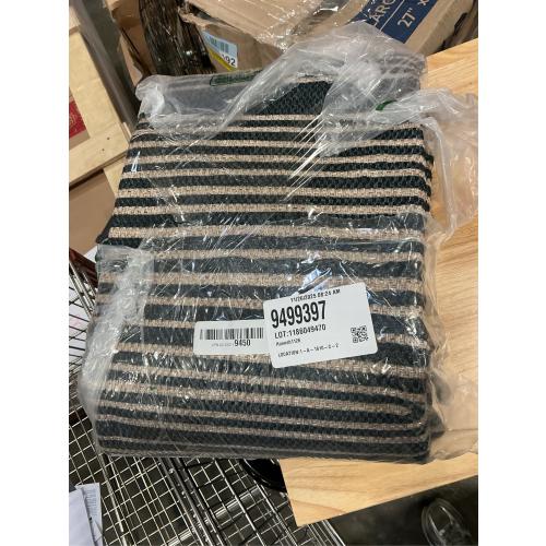 Rainbow Easy Jute Rug Washable Area Rugs for Living Room Patio Farmhouse