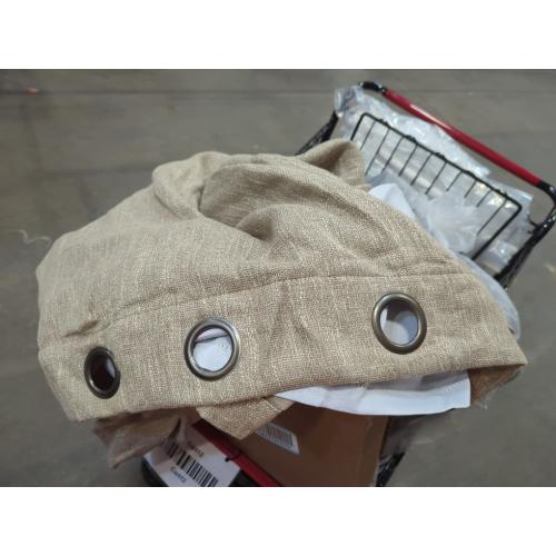 curtains for living room or bedrooms 2 panels gold color