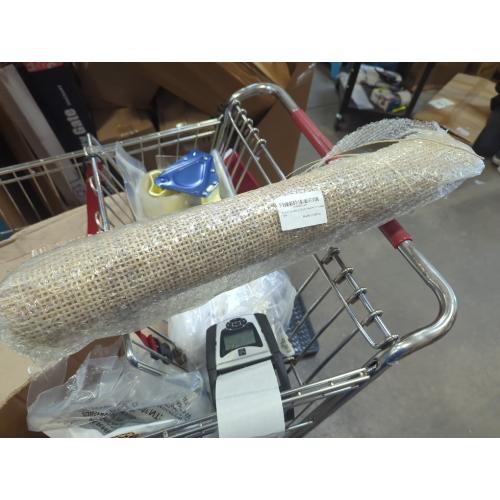 Size 24 Width Natural Cane Webbing 5 Feet, Rattan Webbing for Caning Project, Square Rattan Cane for Furniture Chair Cabinet Ceiling Door Sofa Beds
