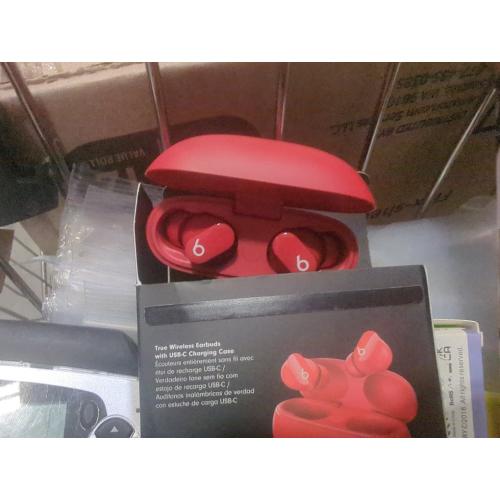 Color Red Beats by Dr. Dre Earbud Wireless Noise Canceling Headphones