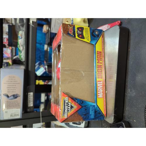 Monster Jam, Marvel Iron Man RC Monster Truck, 1:24 Scale, Kids Toys for Boys and Girls Ages 4 and up