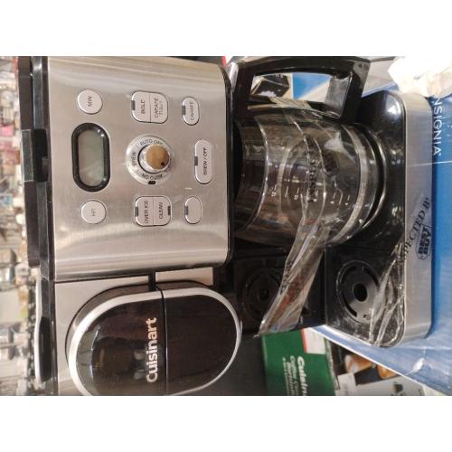 Cuisinart 12-Cup Coffee Maker, Single-Serve Brewer Glass Carafe, Automatic Hot & Iced Coffee Machine, Brew Strength Control and Pause, SS-16, Stainless Steel