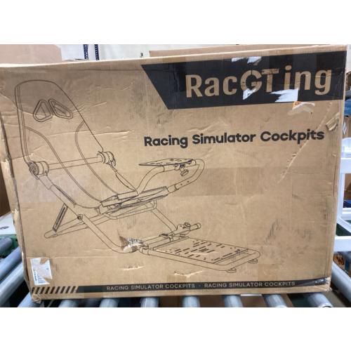 RACGTING Racing Simulator Cockpit for G920 G29 G923, Foldable Racing Simulator for Thrustmaster T248X T248 T300 T150 458 TX Xbox PS5 PS4 PC (Black), might miss pieces