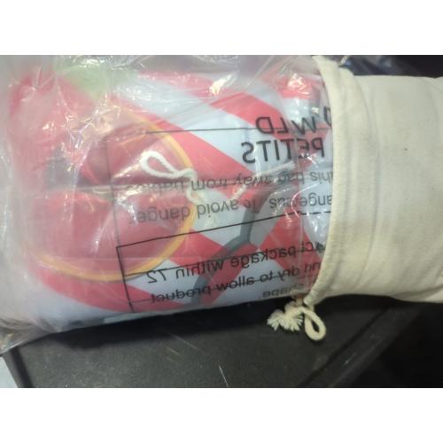 Color red and blue Hexagon Playpen Mat, Baby Play mat, Teepee mat, Play Pen mat, Anti Slip, Padded and Foldable Play Mat with Carry Bag