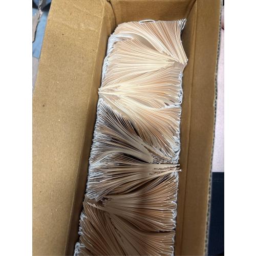 SmartSign Blank Shipping Tags with Pre-Attached Loop Strings, Size-1, Pack of 1000, 10pt Thick Manila Cardstock Tag, 1.375 x 2.75 Paper Hang Tags with Reinforced Fiber Patch