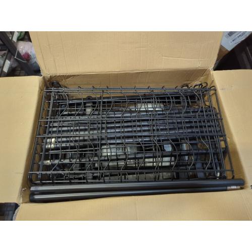 32.3 - 33.9(L) x 11.4(W) x 32.3(H) Black MOUKABAL Dish Drying Rack - Stainless Steel Over The Sink Dish Drying Rack (Expandable Length), 2 Tier Large Dish Rack with Utensil Holder, 32.3 - 33.9(L) x 11.4(W) x 32.3(H) Black